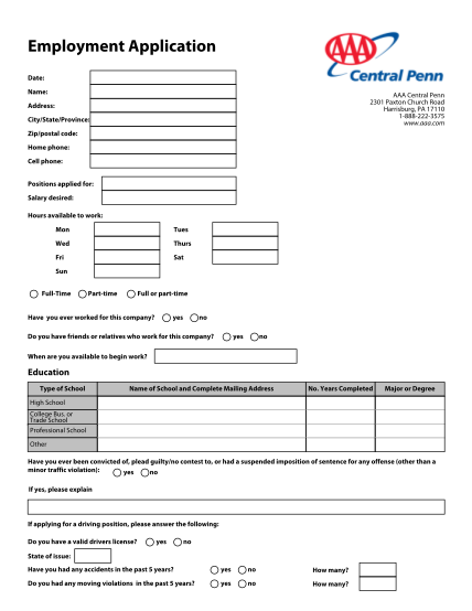 12933063-fillable-fillable-employment-application-template-form