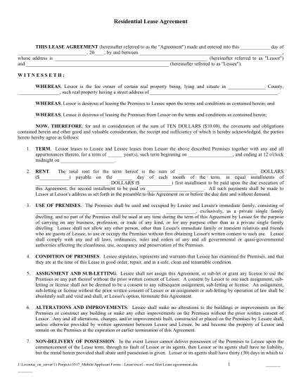 129342089-fillable-printable-residential-lease-for-loft-apartment-application-form
