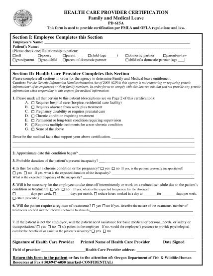18 Certification Of Health Care Provider Page 2 Free To Edit 