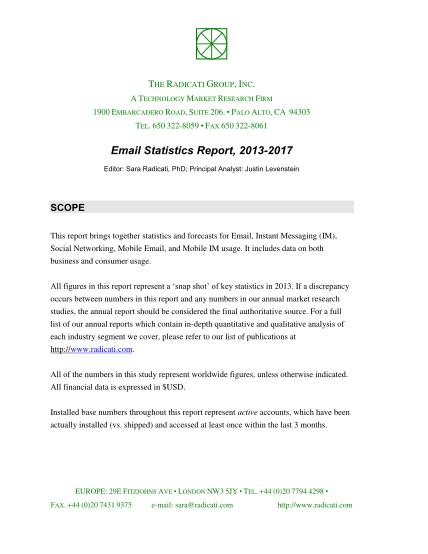 129352747-email-statistics-report-2013-2017-executive-summary