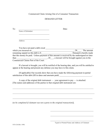 22 Demand Letter Free to Edit Download Print CocoDoc