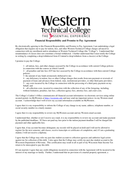 129365084-financial-responsibility-and-promise-to-pay-agreement-western-westerntc