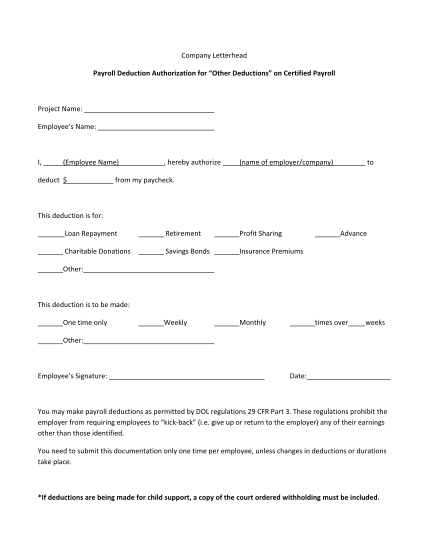 21-payroll-deduction-authorization-form-template-free-free-to-edit