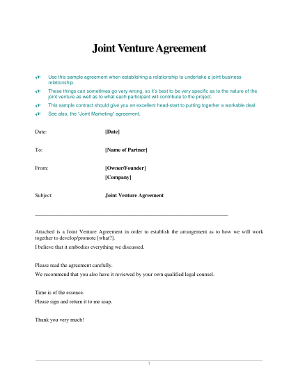 129387453-use-this-sample-agreement-when-establishing-a-relationship-to-undertake-a-joint-business