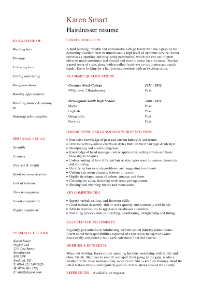 129387474-fillable-resume-for-hair-dresser-pdf-form