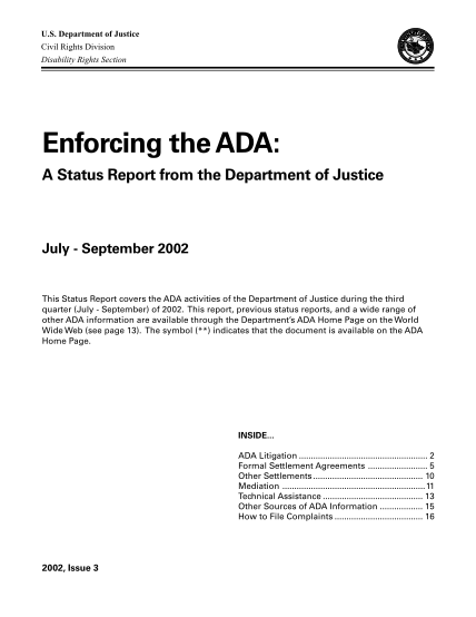 129392763-department-of-justice-civil-rights-division-disability-rights-section-enforcing-the-ada-a-status-report-from-the-department-of-justice-july-september-2002-this-status-report-covers-the-ada-activities-of-the-department-of-justice-durin
