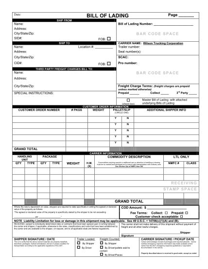 129409884-fillable-wilson-trucking-bill-of-lading-form
