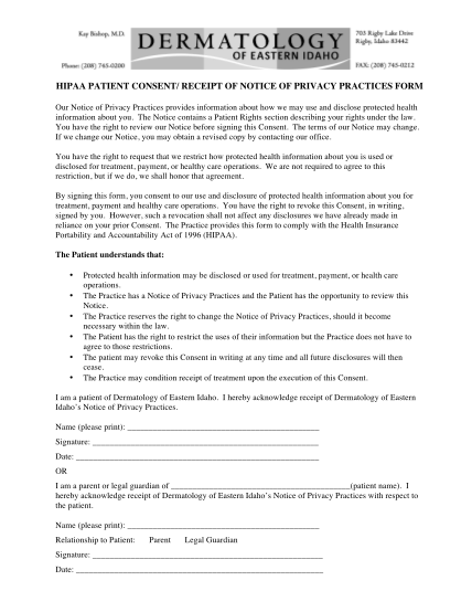 129418612-hipaa-patient-consent-receipt-of-notice-of-privacy-practices-form
