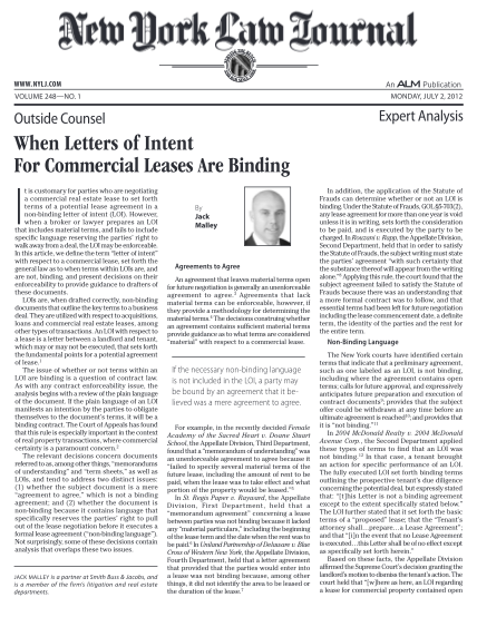129435999-1-expert-analysis-outside-counsel-when-letters-of-intent-for-commercial-leases-are-binding-i-t-is-customary-for-parties-who-are-negotiating-a-comm