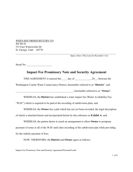 129437218-impact-fee-promissory-note-and-security-agreement-washington-wcwcd