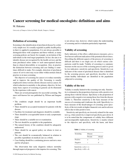 129443709-cancer-screening-for-medical-oncologists-definitions-and-aims-annonc-oxfordjournals