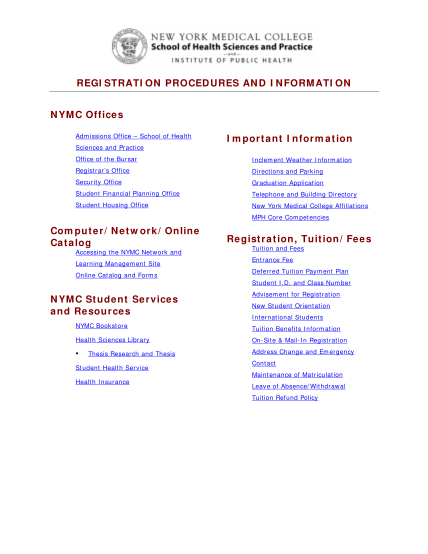 129451089-registration-procedures-and-information-new-york-medical-college-nymc