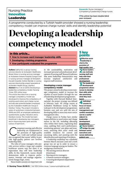 129458652-developing-a-leadership-competency-model-nursing-times