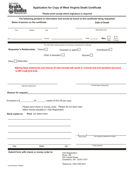 81 death certificate sample form page 3 Free to Edit Download