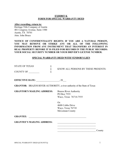 129467326-exhibit-k-form-for-special-warranty-deed-after-recording-brazos