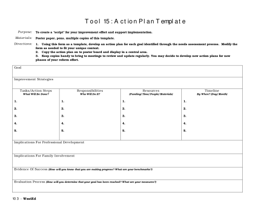 28 Plan Template - Free to Edit, Download & Print | CocoDoc
