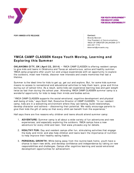 129488653-2014-summer-camp-press-release-template-ymca-of-greater-ymcaokc