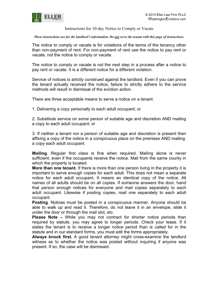 44 notice to vacate letter from landlord to tenant free to edit download print cocodoc