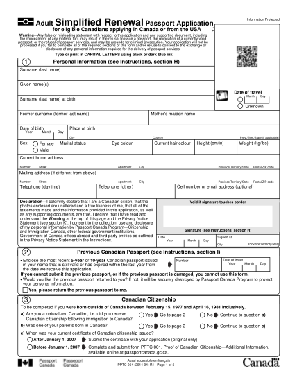 Australian Passport Application Form Pdf Adults