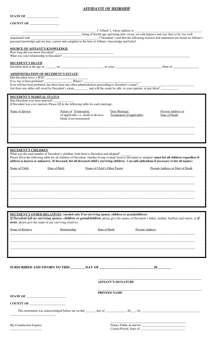 15-texas-affidavit-of-heirship-instructions-free-to-edit-download
