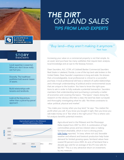 129528401-whitepaper-the-dirt-on-land-sales-coldwell-banker-commercial