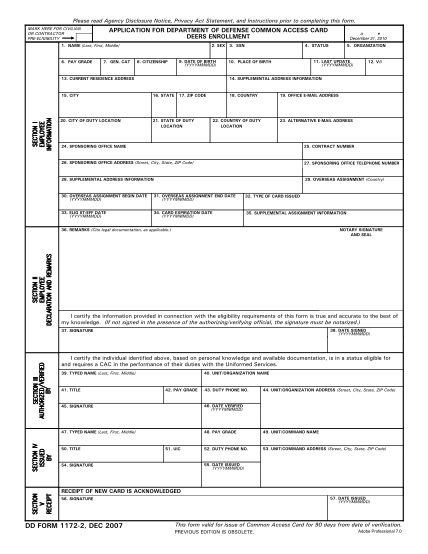 12953484-afd-100517-002-dd-form-1172-2-application-for-department-of-defense-common-access-card--deers-enrollment-december-2007-various-fillable-forms