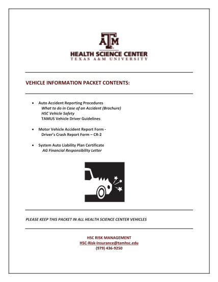 129536285-hsc-vehicle-packet-texas-aampm-health-science-center-tamhsc