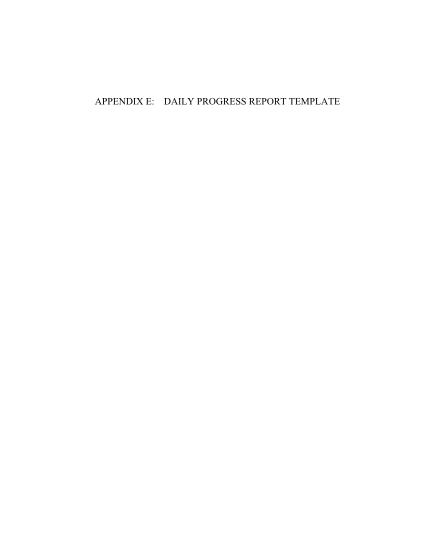 129569822-appendix-e-daily-progress-report-template-dnr-louisiana