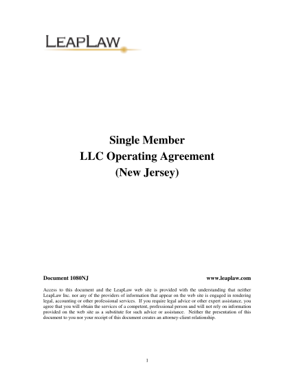 129571380-de-sole-member-llc-new-jersey-llc-incorporation-single-member-llc-operating-agreement-pdf-form