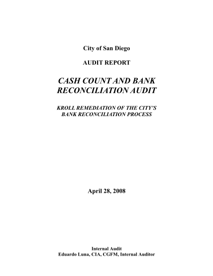 129575023-cash-count-and-bank-reconciliation-audit-kroll-remediation-of-sandiego