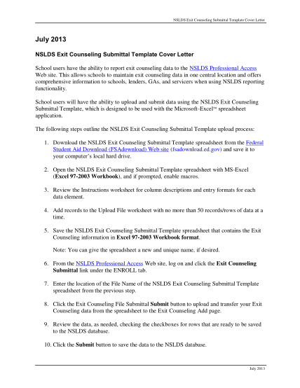 129575896-nslds-exit-counseling-submittal-template-cover-letter-fsadownload-ed