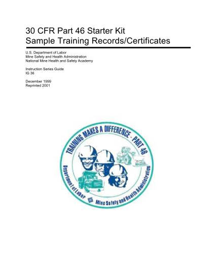 129648704-30-cfr-part-46-starter-kit-sample-training-recordscertificates-msha