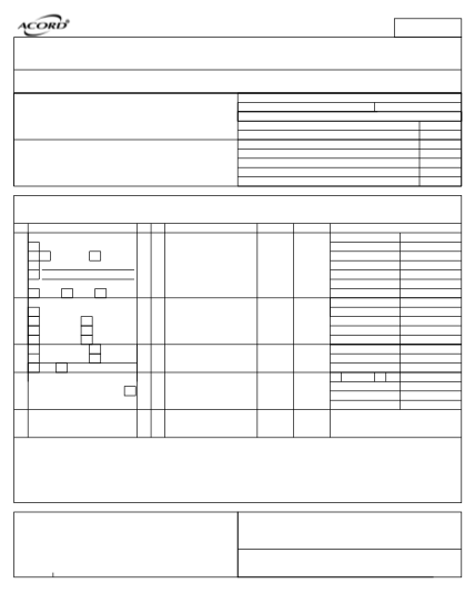 13 acord form 25 - Free to Edit, Download & Print | CocoDoc