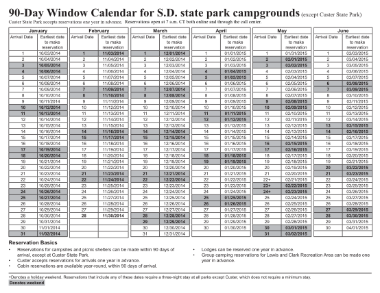 129763729-fillable-sd-state-parks-90-day-calendar-form