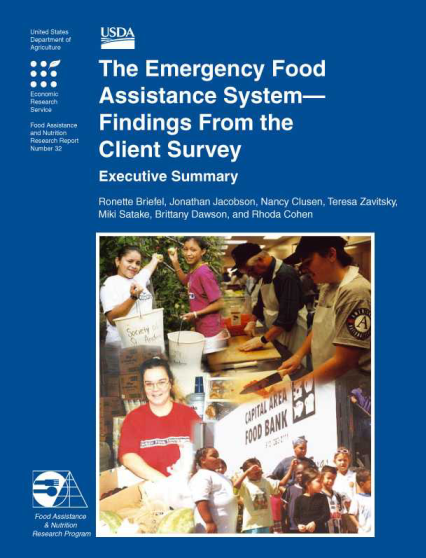129767213-the-emergency-food-assistance-system-findings-from-the-client-survey-agricultural-economics-ers-usda