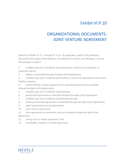 129785984-exhibit-vip10-organizational-documents-joint-venture
