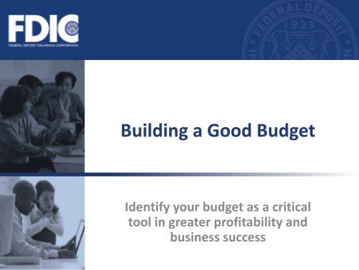 129802968-building-a-good-budget-fdic-small-business-resource-program-fdic