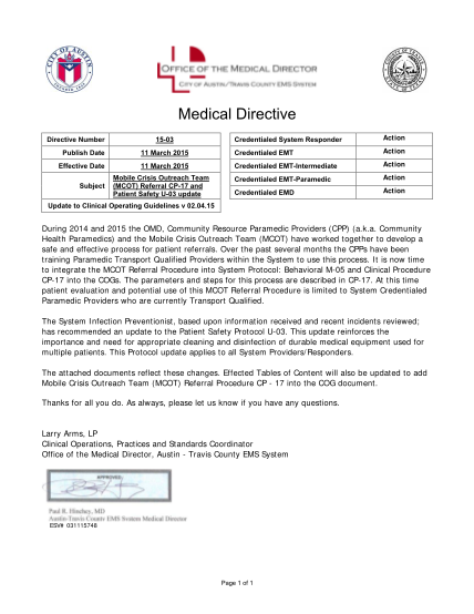 129818623-medical-directive-directive-number-15-03-credentialed-system-responder-action-publish-date-11-march-2015-credentialed-emt-action-effective-date-11-march-2015-credentialed-emt-intermediate-action-credentialed-emt-paramedic-action