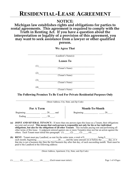 129824274-residential-lease-agreement-notice-michigan-law-establishes-rights-and-obligations-for-parties-to-rental-agreements