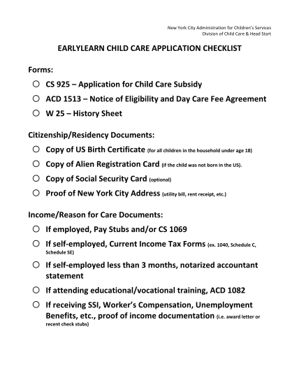129847866-earlylearn-child-care-application-checklist-forms-o-nyc