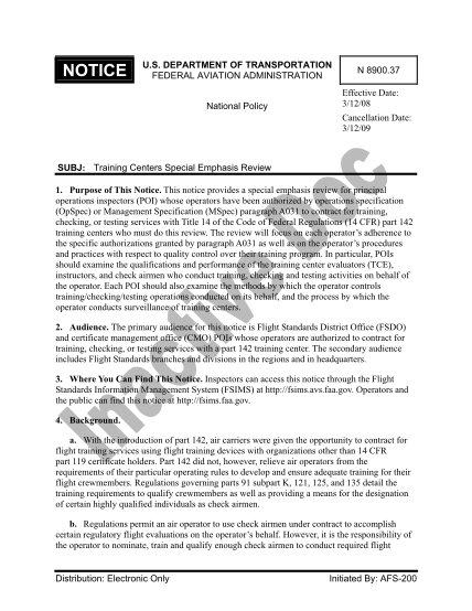 129849624-notice-template-fsims-federal-aviation-administration-fsims-faa