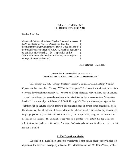 129858656-order-re-motions-for-judicial-notice-and-admission-of-depositions-psb-vermont
