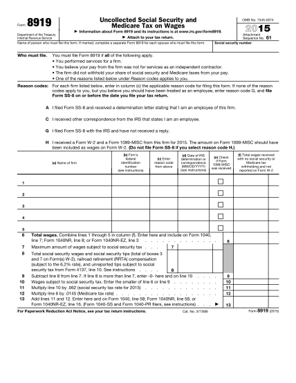 129879319-form-8919-uncollected-social-security-and-medicare-tax-on-wages-omb-no-irs