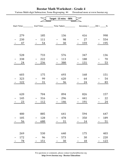 98 math worksheets for grade 2 page 6 - Free to Edit, Download & Print ...