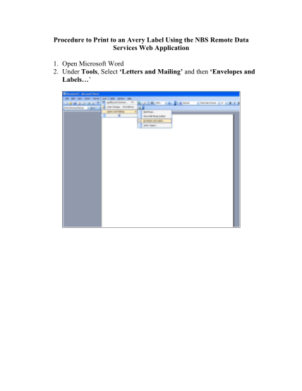 129956311-procedure-to-print-to-an-avery-label-using-the-nbs-remote-data-services-web-applicationdoc-dshs-texas