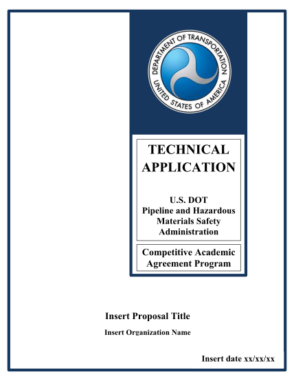 129997474-technical-proposal-template-technical-proposal-templateus-dot-pipeline-and-hazardous-materials-safety-administration-phmsa-dot