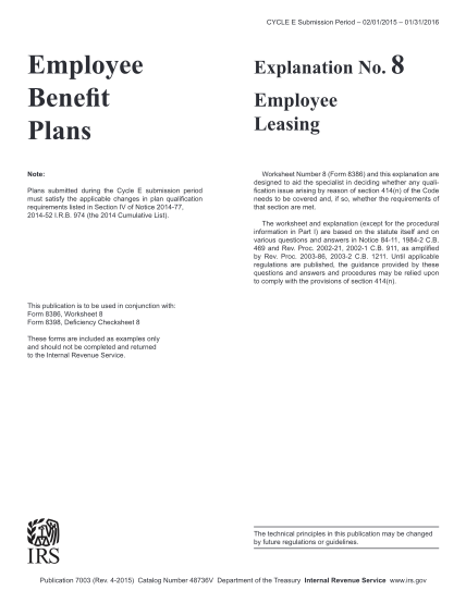 130022625-publication-7003-rev-04-2015-employee-benefit-plans-explanation-number-8-employee-leasing-irs