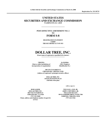 130038343-as-filed-with-the-securities-and-exchange-commission-on-march-14-2008-registration-no-sec