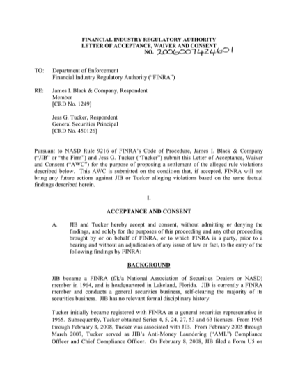 130044892-finra-letter-of-acceptance-waiver-and-consent-james-i-black-sec
