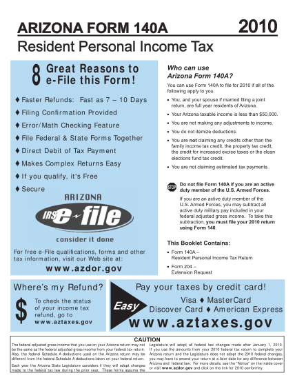 130047877-arizona-form-140a-resident-personal-income-tax-wwwaztaxes-azdor